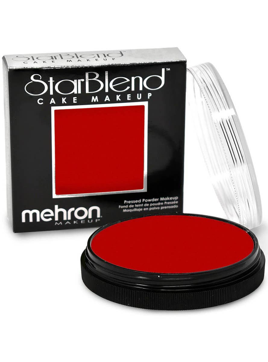 Red Mehron StarBlend Cake Foundation Makeup