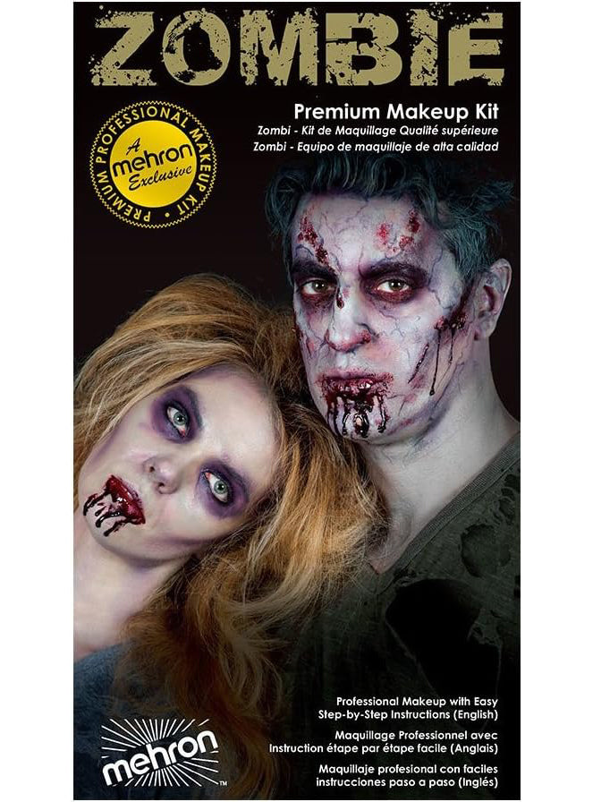 Professional Zombie SFX Halloween Makeup Kit - Main Image
