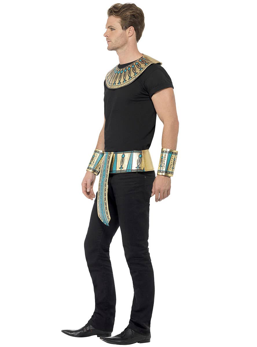 Image of Mens Ancient Egyptian Costume Accessory Kit - Side Image