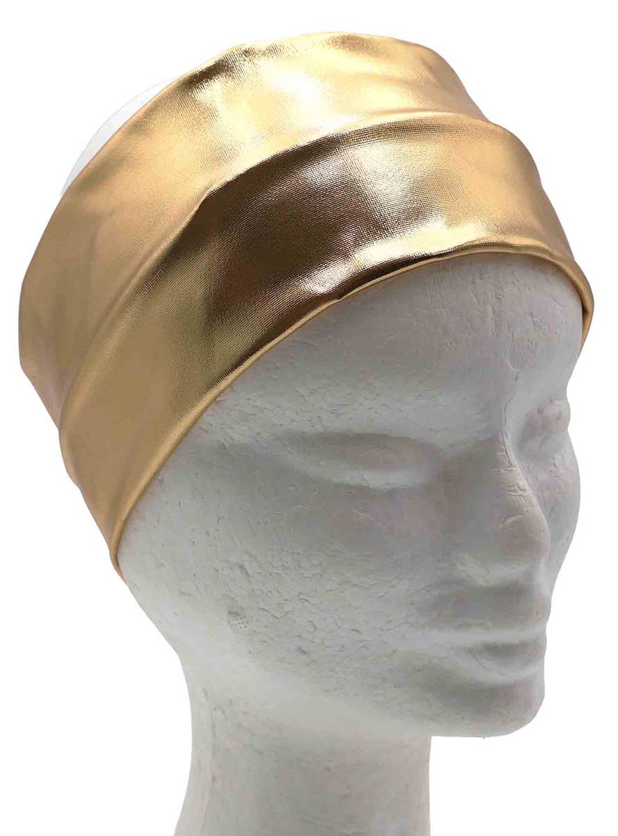 Metallic Gold Headband - alternative image
