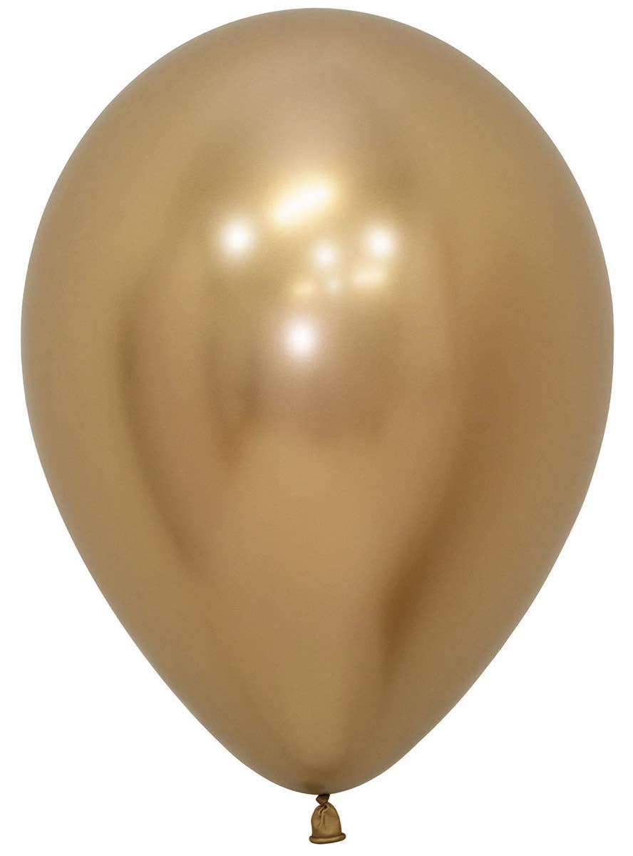 Image of Metallic Reflex Gold Single 30cm Latex Balloon