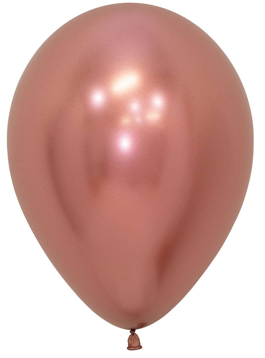 Image of Metallic Reflex Rose Gold Single 30cm Latex Balloon