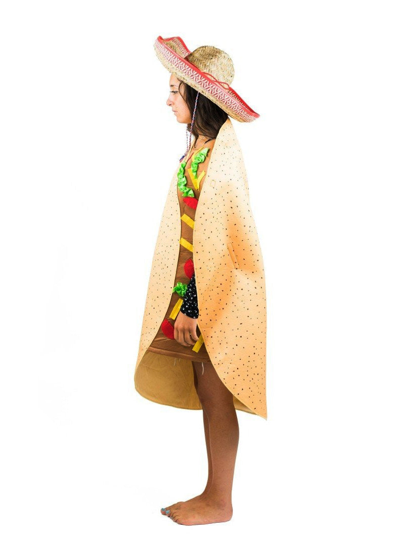 Mexican Taco Novelty Adults Costume - Side Image