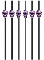 Image of Midnight Mayhem Reusable 6 Pack Halloween Straws
