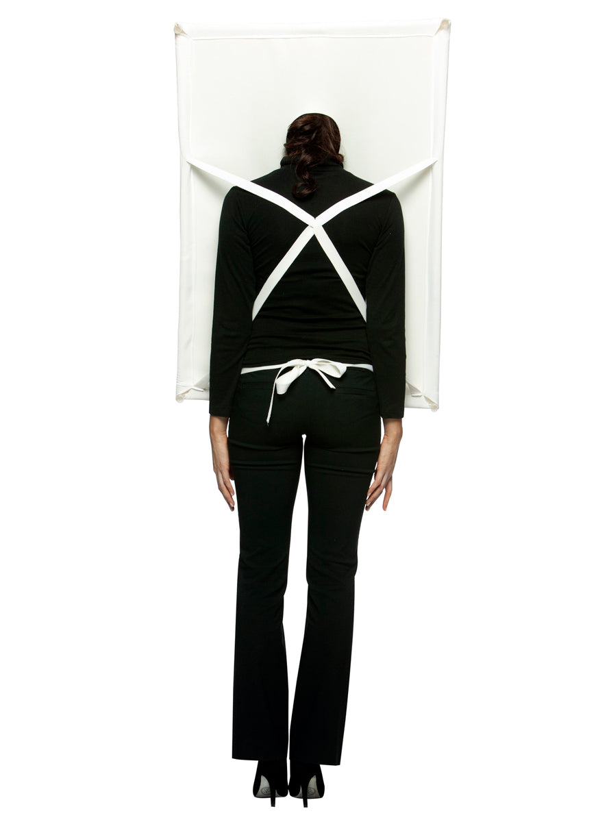 Mona Lisa Painting Adults Novelty Costume - Back Image