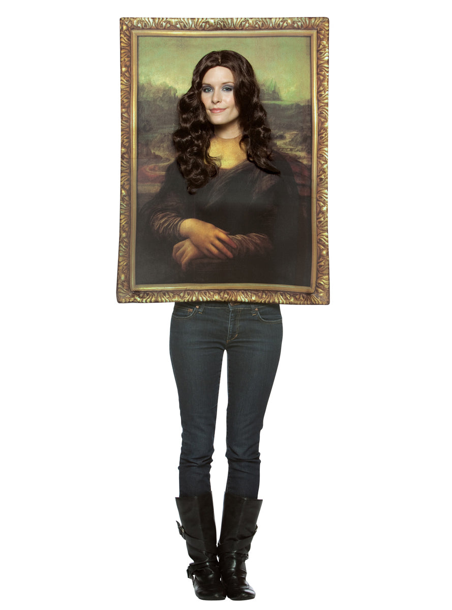 Mona Lisa Painting Adults Novelty Costume - Main Image