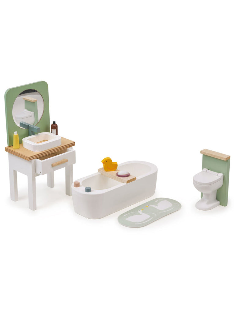 Mulberry Mansion With Furniture Childrens Wooden Doll House - Furniture Image 2