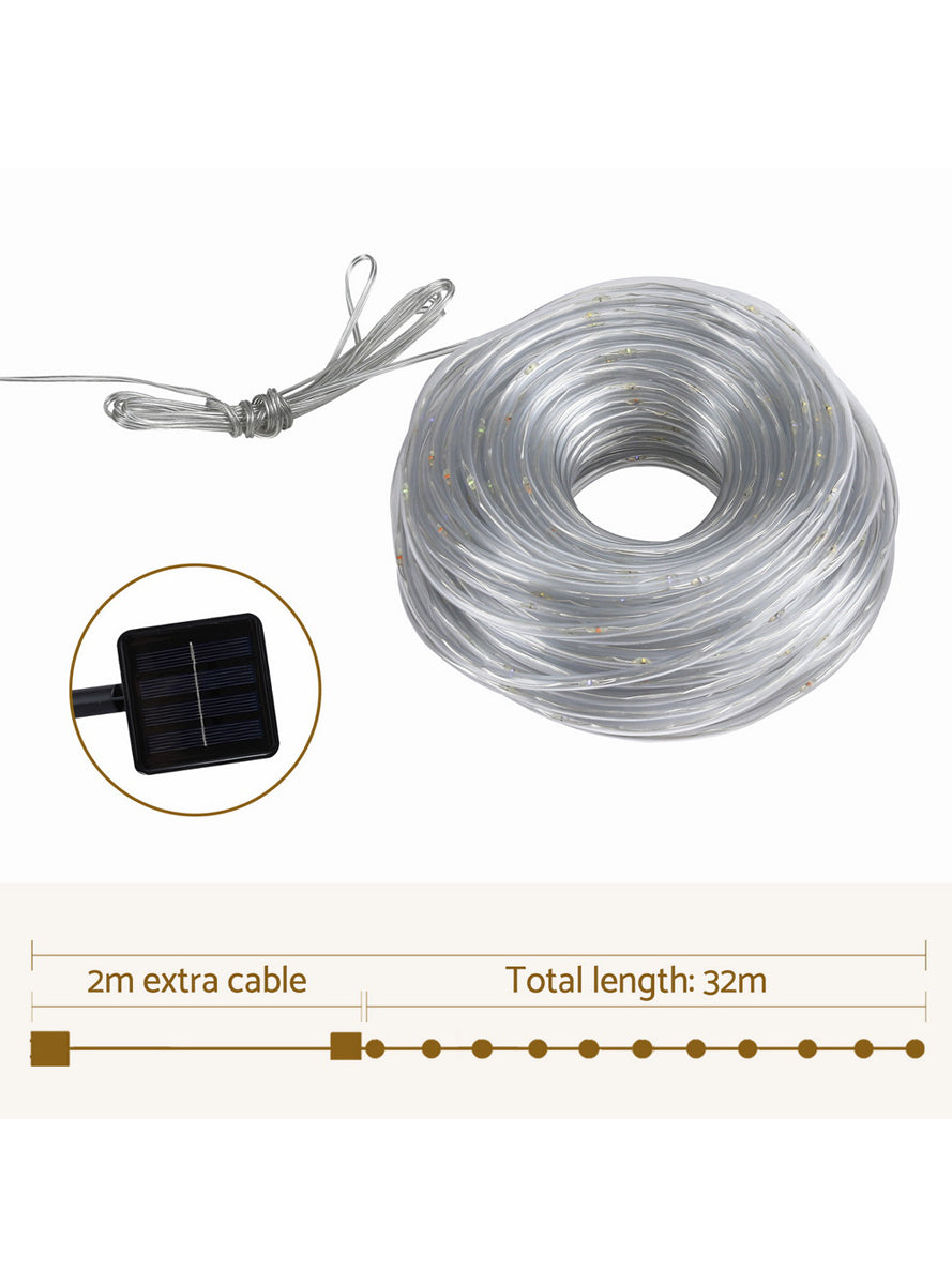 Multicolour 30 Metre Rope Light Christmas Decoration - Dimensions Image