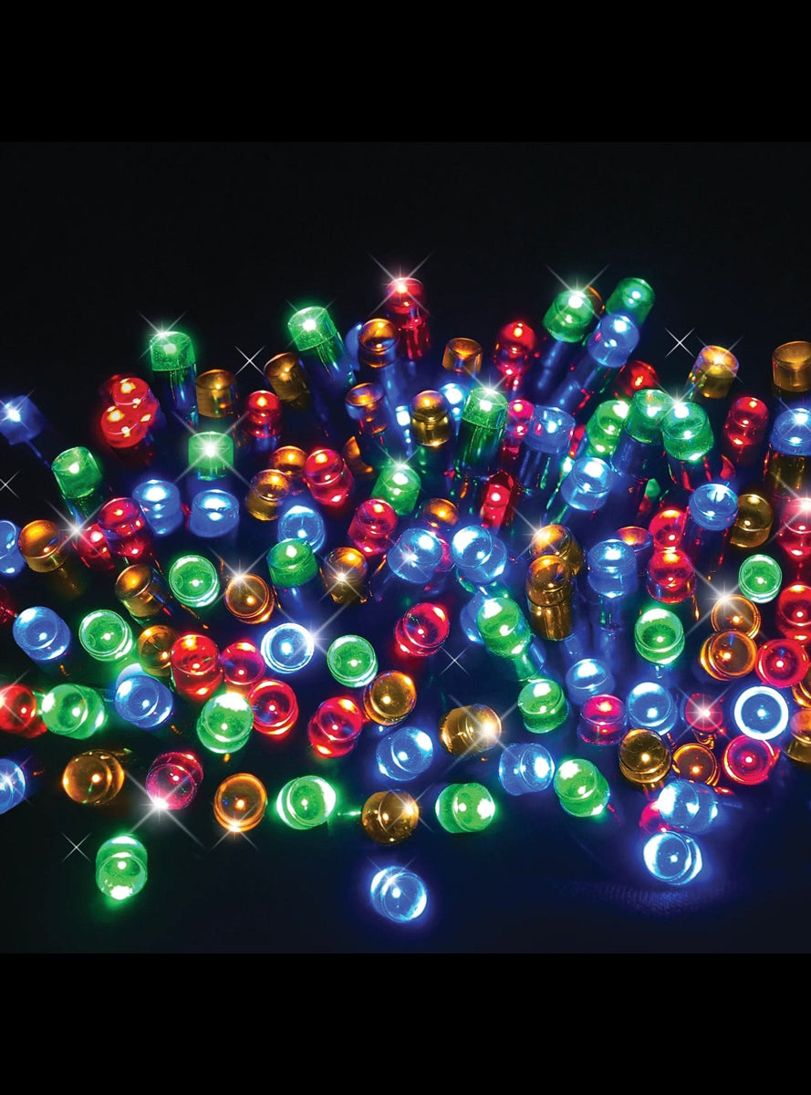 Multicolour 600 Bulb Christmas Fairy String Lights