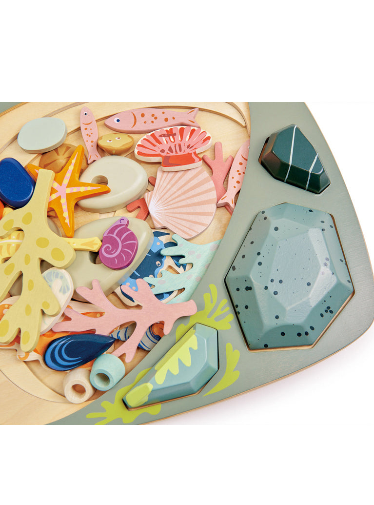 My Little Rock Pool Childrens Wooden Toy Set - Close Image 2