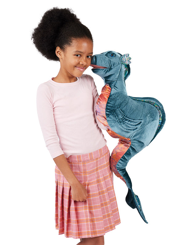 Mythical Green Nessie Hand Puppet - Alternate Image 4