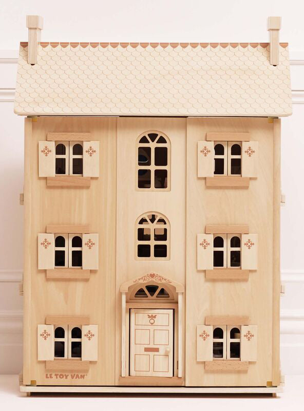 Natural Wooden Large Doll House
