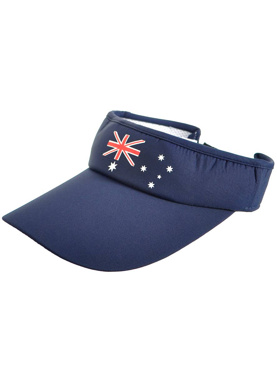Australia Day Navy Blue Australian Flag Sun Visor