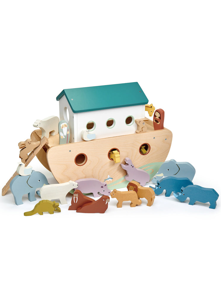 Noahs Wooden Ark Childrens Pretend Toy Set - Alternate Image 3