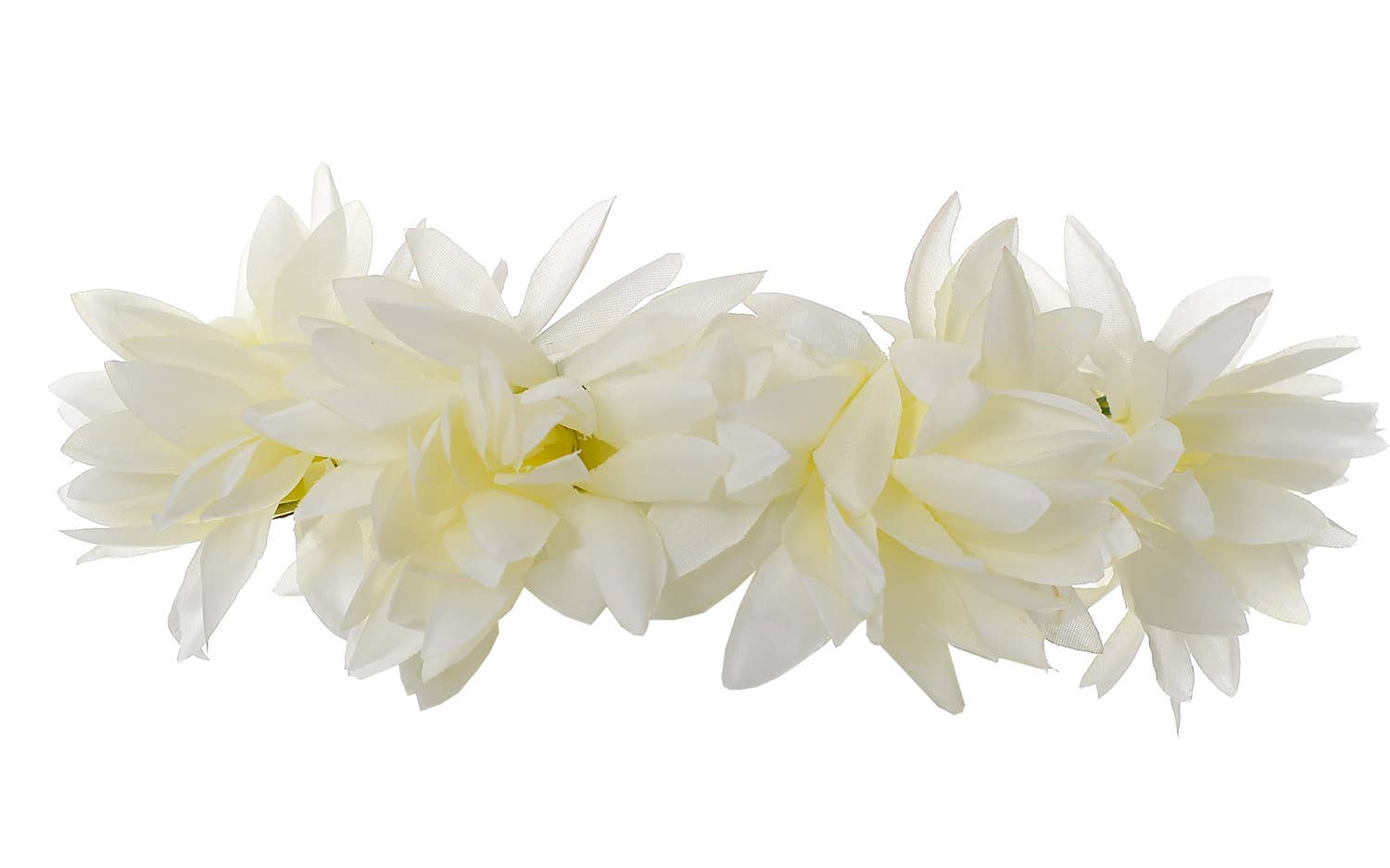 Cream coloured flower crown hippie fairy costume accessory zoom image