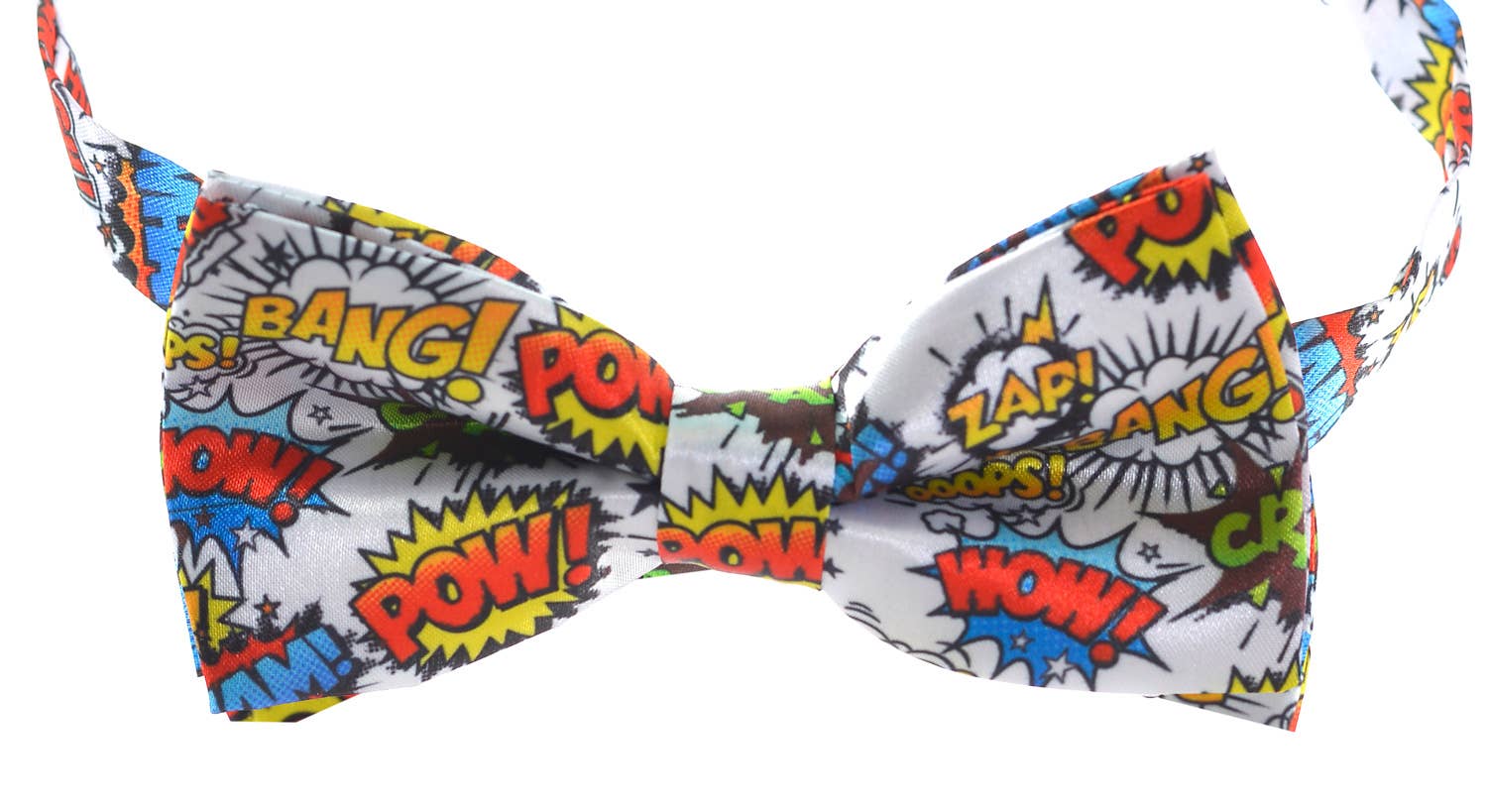 Novelty Pop Art Bow Tie Accessory - close image