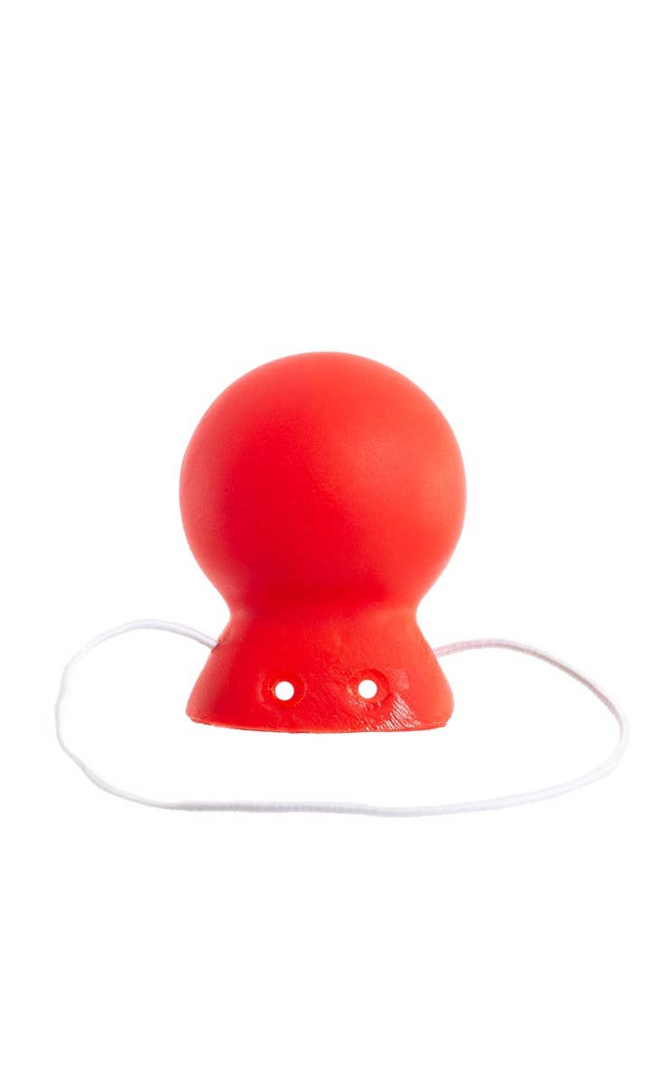 Red Honking Clown Nose Costume Accessory - Alternative Image 1