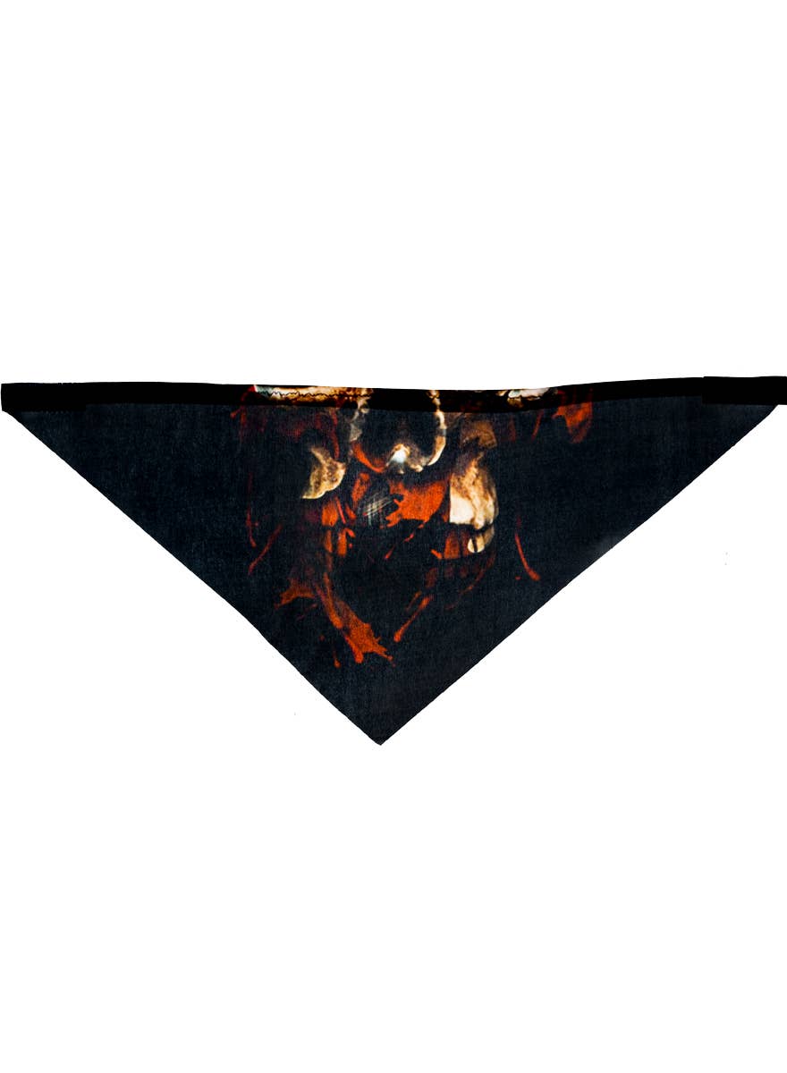 Tie On Zombie Skull Face Bandanna