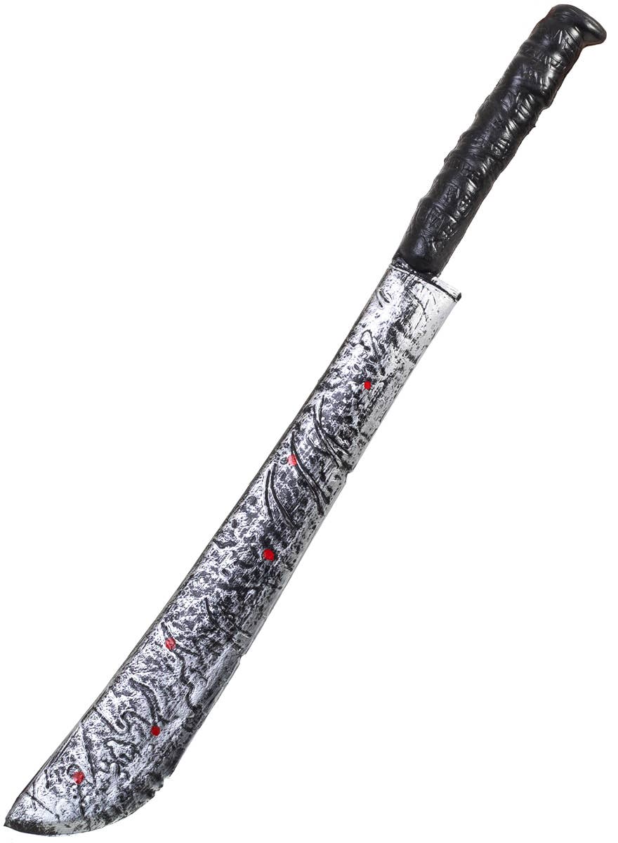 Bloody Silver 75cm Large Machete Costume Weapon