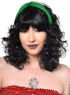 Green Top Knot Chiffon Costume Headband