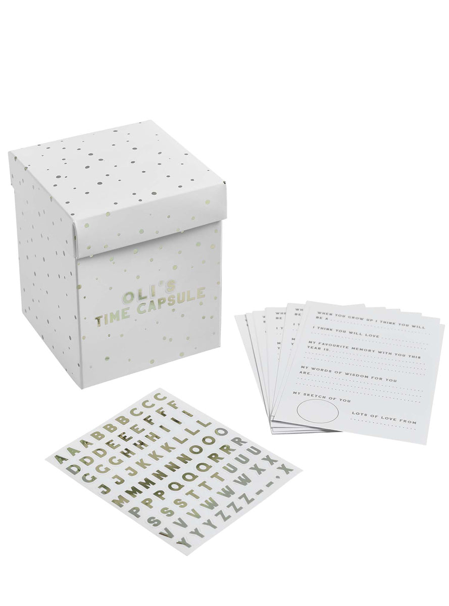 One Today Time Capsule Customisable Box and Cards - Main Image