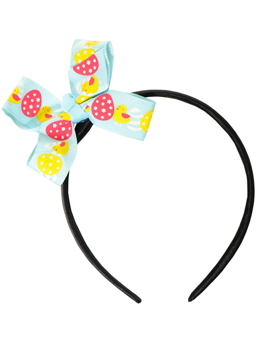 Blue Pastel Easter Bow Kids Costume Headband