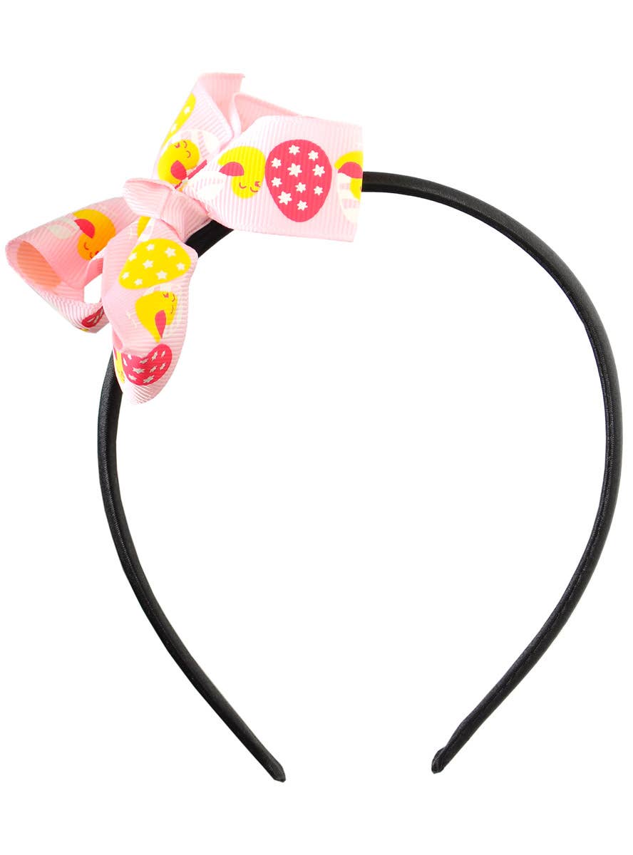 Pink Pastel Easter Bow Kids Costume Headband