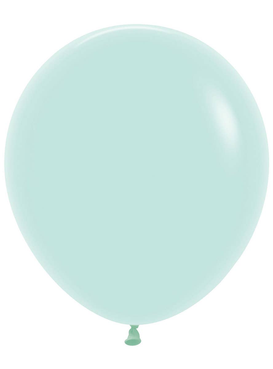 Image of Pastel Matte Green 6 Pack 45cm Latex Balloons