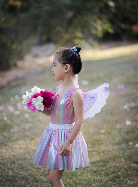 Pastel Pink Girls Magic Unicorn Costume - Lifestyle Image 4