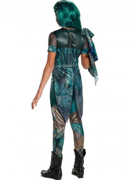 Girls Classic Descendants 3 Uma Fancy Dress Costume Back Image