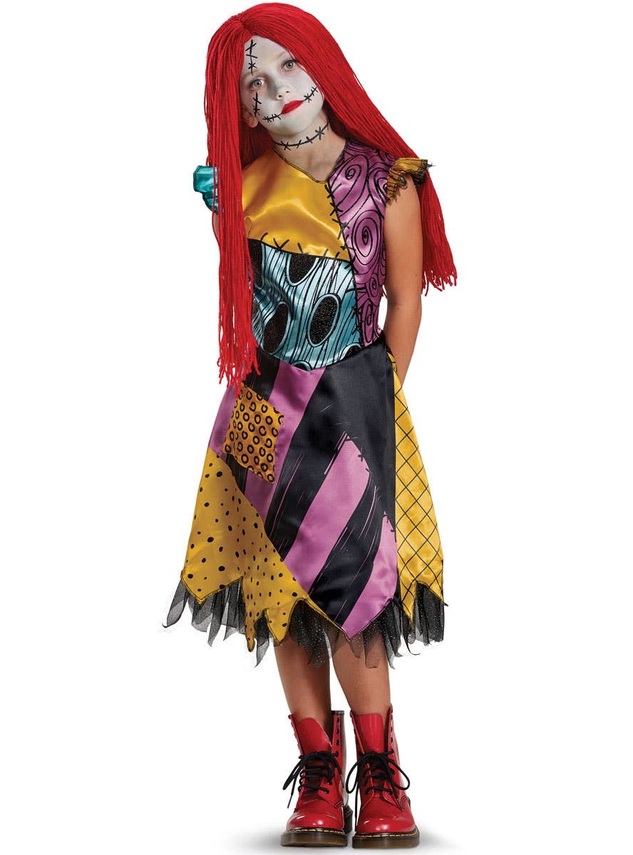 Deluxe Sally Naightmare Before Christmas Girls Dress Up Main Image
