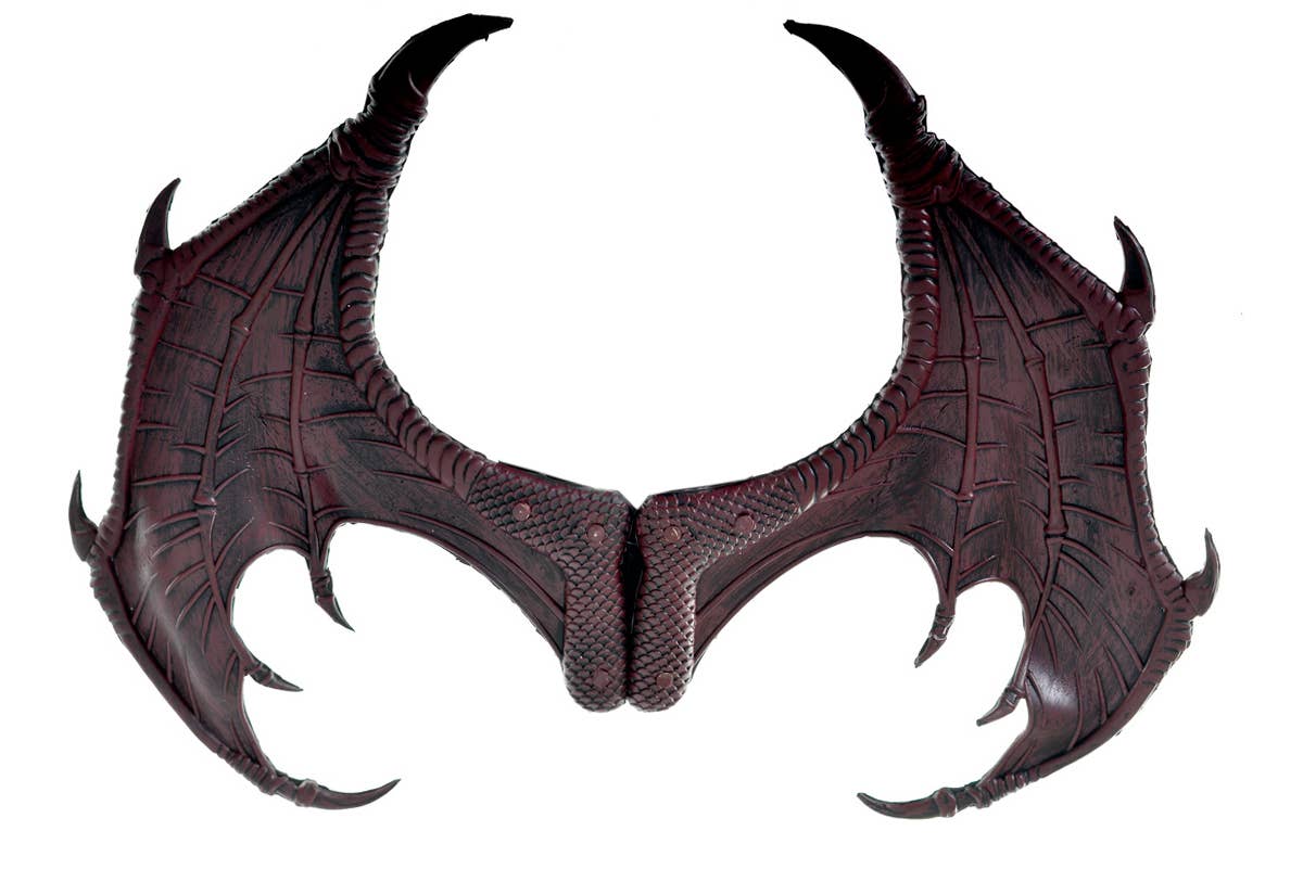 Purple Deluxe Dragon Wings, Tail and Mask Costume Accessory Set - Wings Image
