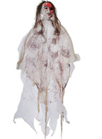 Small Hanging Bloody Girl Halloween Prop Main Image