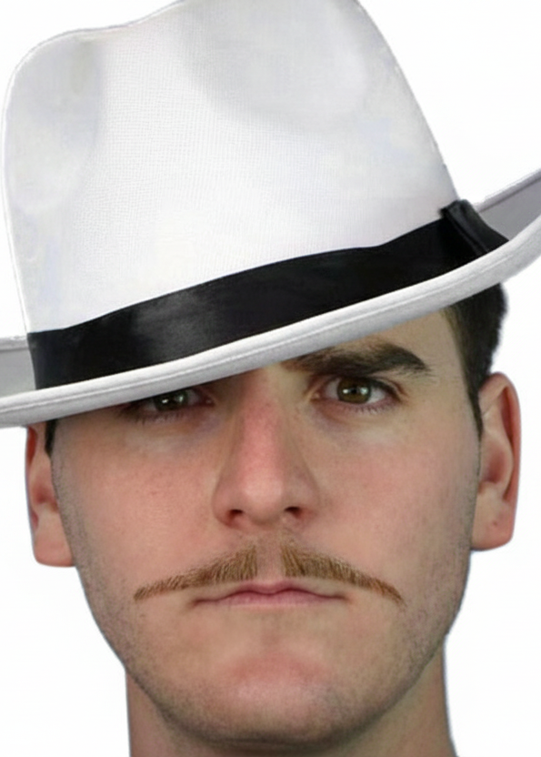 Pencil Mens Brown Costume Mostache - Main Image