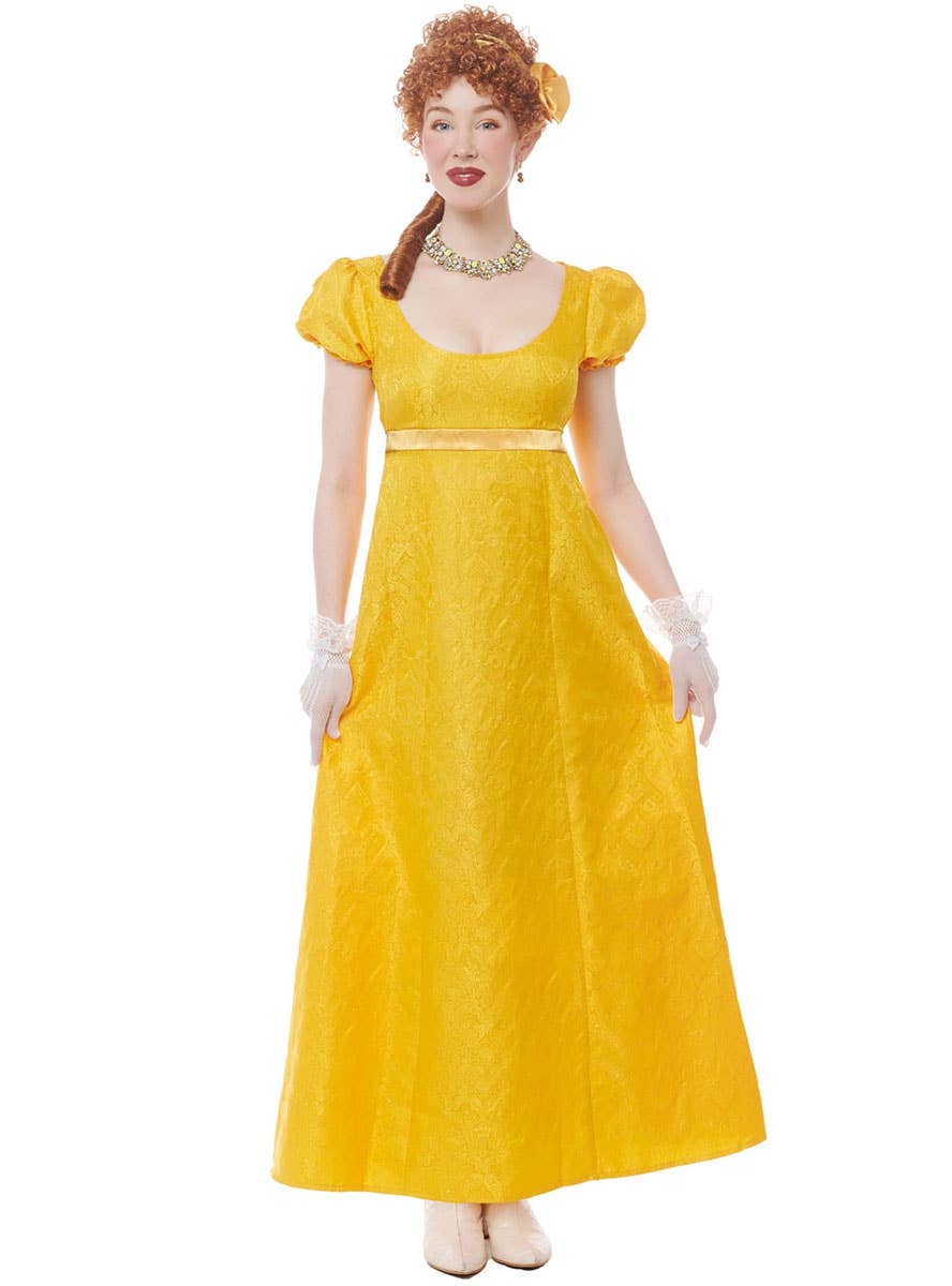 Image of Regency Lady Penelope Bridgerton Style Women's Costume