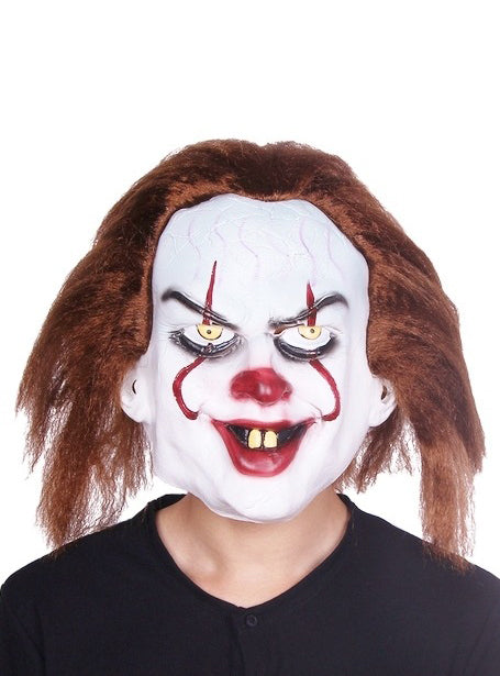 Pennywise Clown Adults Latex Costume Mask - Main Image
