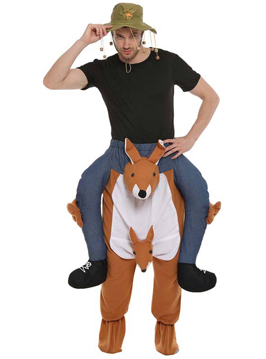 Image of Ride In Kangaroo Adults Carry Me Costume