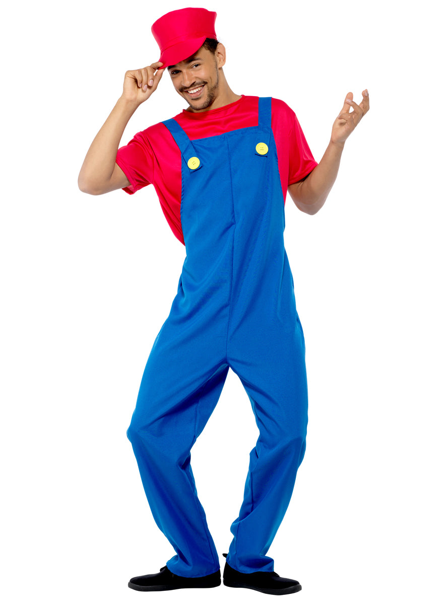 Plain Red Plumber Costume Hat