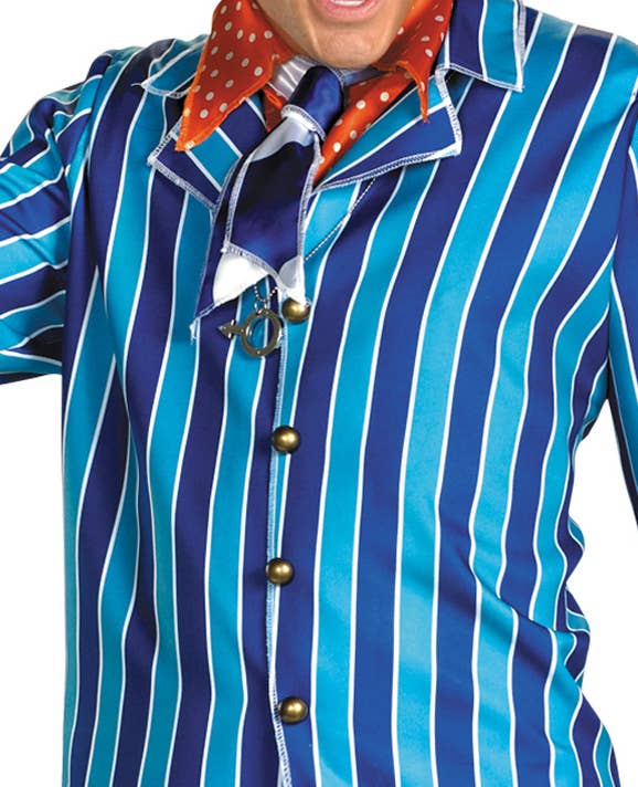 Austin Powers Shagadelic Striped Suit 60's 70's Retro Mens Costume V Close Image