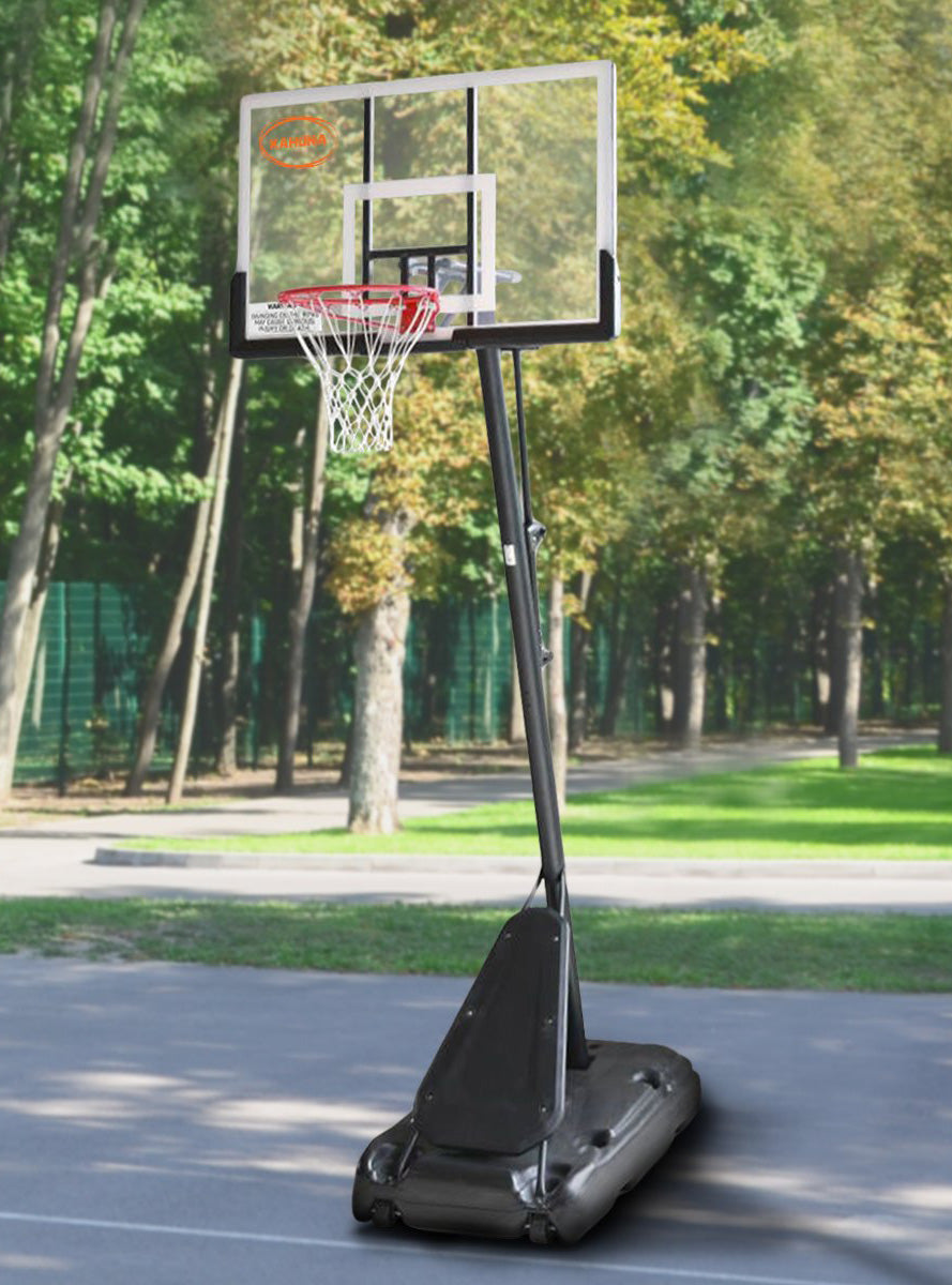Portable adjustable basketball hoop system 2.3 metres - lifestyle image 2