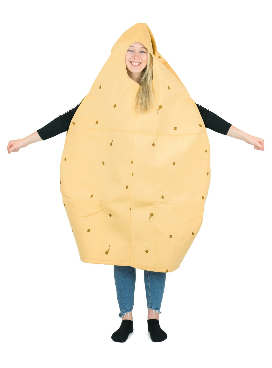 Potato Adults Novelty Vegetable Costume - Alternative Image