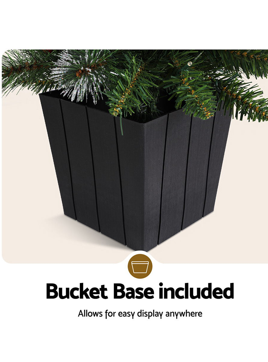 Potted Light Up 90cm Jingle Jollys Christmas Tree Decoration - Base Details Image