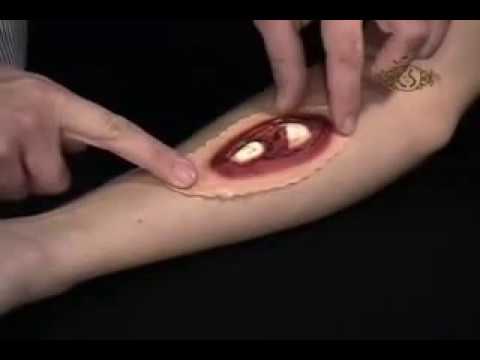 Image of Safety Pinned Horror Latex Special Effects