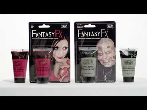 Mehron Fantasy FX Fluro White Black Light Makeup Instruction video