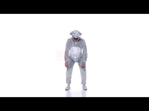 Elephant Women's Onesie Fancy Dress Costume Product Video