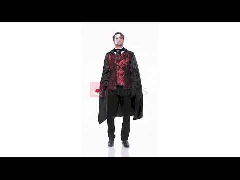 Dark Phantom Of The Opera Men's Halloween Costume Product Video