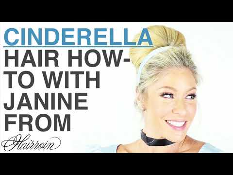 A video tutorial showing how to create a Cinderella hairstyle.
