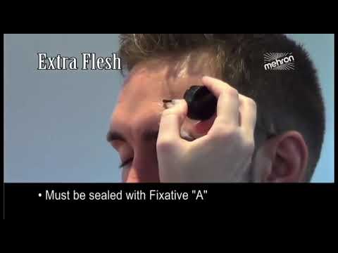 Theatrical Quality Extra Flesh Scar Skin Wax Special Effects Makeup Instruction Video
