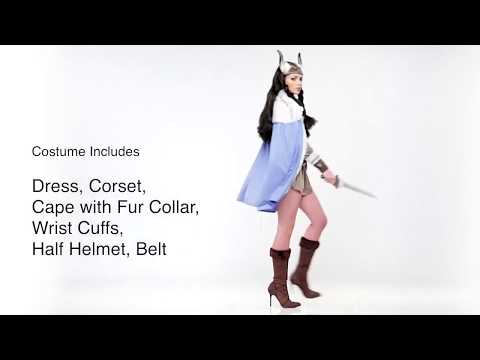 Women's Sexy Viking Vixen Costume Product Video