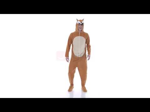 Fox Jumpsuit Men's Costume Onesie Product Video